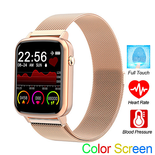 Smartwatch Digital Modern Style Sporty Silicone 30 m Water Resistant / Waterproof Heart Rate Monitor Bluetooth Digital Casual Outdoor - Black Black / Gray Gold
Smartwatch Digital Modern Style Sporty Silicone 30 m Water Resistant / Waterproof Heart Rate Monitor Bluetooth Digital Casual Outdoor - Black Black / Gray Gold