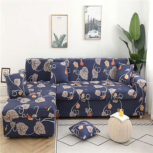 Blue Floral Print Dustproof All-powerful Slipcovers Stretch L Shape Sofa Cover Super Soft Fabric Couch Cover with One Free Pillow Case
Blue Floral Print Dustproof All-powerful Slipcovers Stretch L Shape Sofa Cover Super Soft Fabric Couch Cover with One Free Pillow Case