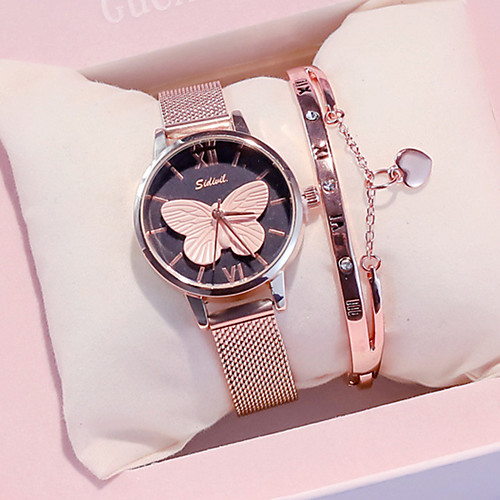 Women's Quartz Watches New Arrival Elegant Rose Gold Stainless Steel Japanese Quartz Black Rose Gold White Chronograph Cute New Design 2pcs Analog Two Years Battery Life
Women's Quartz Watches New Arrival Elegant Rose Gold Stainless Steel Japanese Quartz Black Rose Gold White Chronograph Cute New Design 2pcs Analog Two Years Battery Life