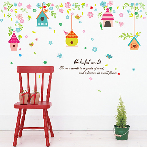SK7094 colorful cute house flowers and bird cages bedroom children's room background decorative stickers
SK7094 colorful cute house flowers and bird cages bedroom children's room background decorative stickers