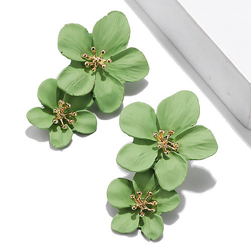 Women's Earrings Classic Flower Shape Stylish Simple Basic Earrings Jewelry White / Purple / Yellow For Graduation Gift Daily Holiday Festival 2pcs
Women's Earrings Classic Flower Shape Stylish Simple Basic Earrings Jewelry White / Purple / Yellow For Graduation Gift Daily Holiday Festival 2pcs