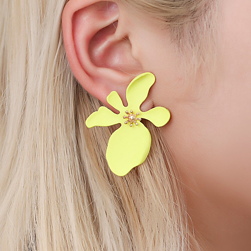 Women's Drop Earrings Hoop Earrings Earrings Classic Flower Earrings Jewelry White / Yellow / Green For Graduation Gift Street Holiday Club
Women's Drop Earrings Hoop Earrings Earrings Classic Flower Earrings Jewelry White / Yellow / Green For Graduation Gift Street Holiday Club