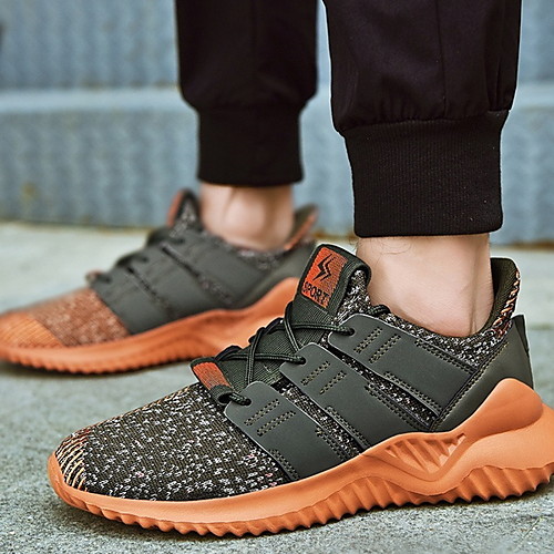 Men's Comfort Shoes Mesh Fall & Winter Athletic Shoes Running Shoes Orange / Black / Green / Gray
Men's Comfort Shoes Mesh Fall & Winter Athletic Shoes Running Shoes Orange / Black / Green / Gray