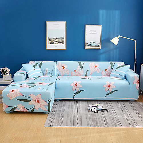 Floral Print Dustproof All-powerful Slipcovers Stretch L Shape Sofa Cover Super Soft Fabric Couch Cover with One Free Pillow Case
Floral Print Dustproof All-powerful Slipcovers Stretch L Shape Sofa Cover Super Soft Fabric Couch Cover with One Free Pillow Case