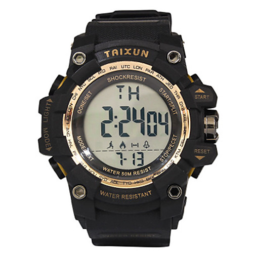 Men's Sport Watch Japanese Digital Rubber Black 30 m Water Resistant / Waterproof Chronograph New Design Digital Outdoor New Arrival - Black Black / White Gold Two Years Battery Life
Men's Sport Watch Japanese Digital Rubber Black 30 m Water Resistant / Waterproof Chronograph New Design Digital Outdoor New Arrival - Black Black / White Gold Two Years Battery Life