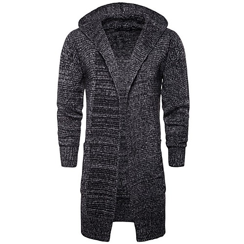 Men's Solid Colored Long Sleeve Cardigan Sweater Jumper, Hooded Dark Gray / Beige / Light gray US32 / UK32 / EU40 / US34 / UK34 / EU42 / US36 / UK36 / EU44
Men's Solid Colored Long Sleeve Cardigan Sweater Jumper, Hooded Dark Gray / Beige / Light gray US32 / UK32 / EU40 / US34 / UK34 / EU42 / US36 / UK36 / EU44