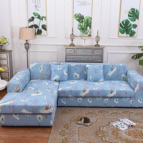 Floral Print Dustproof All-powerful Slipcovers Stretch L Shape Sofa Cover Super Soft Fabric Couch Cover with One Free Pillow Case
Floral Print Dustproof All-powerful Slipcovers Stretch L Shape Sofa Cover Super Soft Fabric Couch Cover with One Free Pillow Case