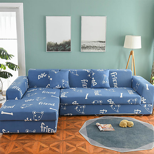 Cartoon Print Dustproof All-powerful Slipcovers Stretch L Shape Sofa Cover Super Soft Fabric Couch Cover with One Free Pillow Case
Cartoon Print Dustproof All-powerful Slipcovers Stretch L Shape Sofa Cover Super Soft Fabric Couch Cover with One Free Pillow Case