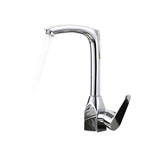 кухонный смеситель - Одной ручкой одно отверстие Хром По центру Современный Kitchen Taps
кухонный смеситель - Одной ручкой одно отверстие Хром По центру Современный Kitchen Taps