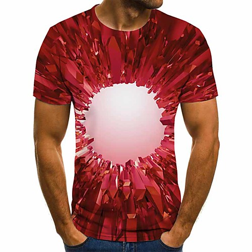 Men's Daily Going out Street chic / Exaggerated T-shirt - Geometric / 3D / Graphic Pleated / Print Fuchsia
Men's Daily Going out Street chic / Exaggerated T-shirt - Geometric / 3D / Graphic Pleated / Print Fuchsia