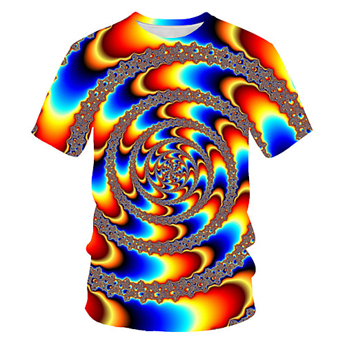 Men's Daily Sports Basic / Street chic T-shirt - Geometric / Color Block / 3D Print Rainbow
Men's Daily Sports Basic / Street chic T-shirt - Geometric / Color Block / 3D Print Rainbow