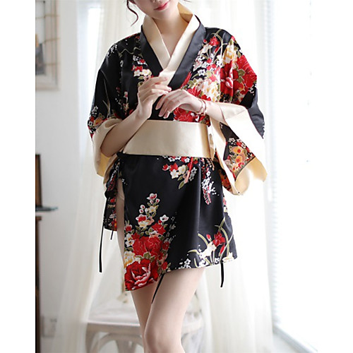 Women's Print Super Sexy Satin & Silk / Kimono Nightwear Jacquard Black Red S M L / Deep V
Women's Print Super Sexy Satin & Silk / Kimono Nightwear Jacquard Black Red S M L / Deep V