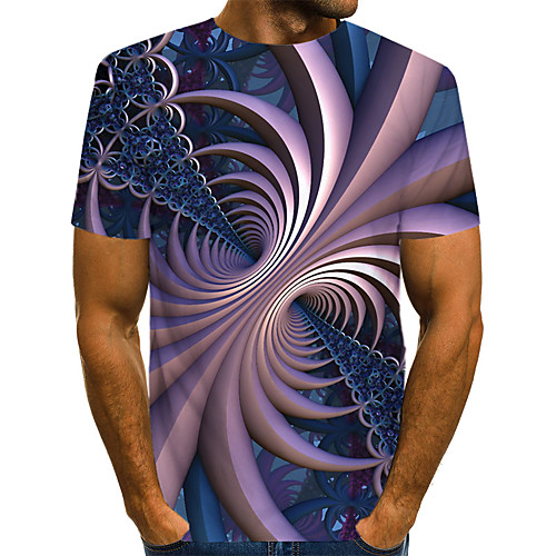 Men's Daily Sports Basic / Exaggerated T-shirt - Geometric / Color Block / 3D Print Rainbow
Men's Daily Sports Basic / Exaggerated T-shirt - Geometric / Color Block / 3D Print Rainbow