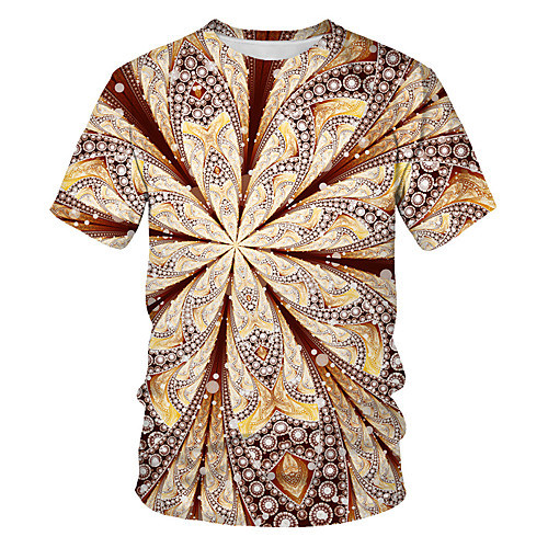 Men's Daily Sports Basic / Street chic T-shirt - Geometric / Color Block / 3D Print Rainbow
Men's Daily Sports Basic / Street chic T-shirt - Geometric / Color Block / 3D Print Rainbow