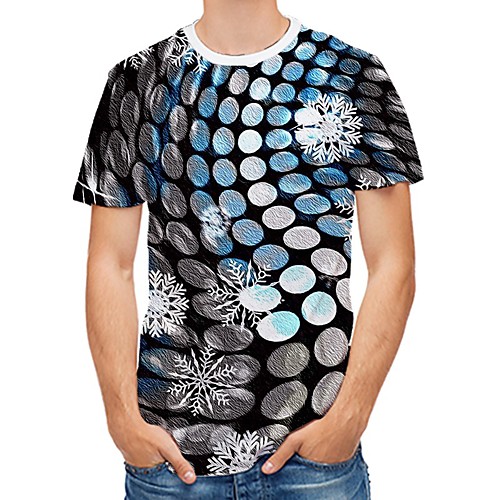 Men's Daily Club Street chic / Punk & Gothic T-shirt - Color Block / 3D / Graphic Print Silver
Men's Daily Club Street chic / Punk & Gothic T-shirt - Color Block / 3D / Graphic Print Silver