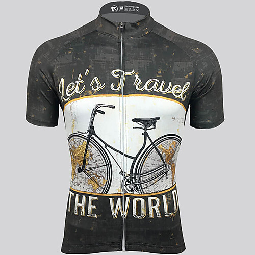 21Grams Men's Short Sleeve Cycling Jersey 100% Polyester Black Funny Bike Jersey Top Mountain Bike MTB Road Bike Cycling UV Resistant Breathable Quick Dry Sports Clothing Apparel / Stretchy
21Grams Men's Short Sleeve Cycling Jersey 100% Polyester Black Funny Bike Jersey Top Mountain Bike MTB Road Bike Cycling UV Resistant Breathable Quick Dry Sports Clothing Apparel / Stretchy