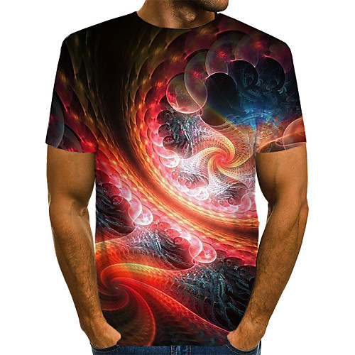 Men's Daily Going out Basic / Exaggerated T-shirt - Geometric / 3D / Visual Deception Print Black
Men's Daily Going out Basic / Exaggerated T-shirt - Geometric / 3D / Visual Deception Print Black