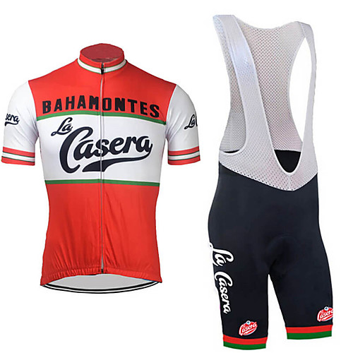 21Grams Men's Short Sleeve Cycling Jersey with Bib Shorts Red / White National Flag Bike Clothing Suit UV Resistant Breathable Quick Dry Sports Letter & Number Mountain Bike MTB Road Bike Cycling
21Grams Men's Short Sleeve Cycling Jersey with Bib Shorts Red / White National Flag Bike Clothing Suit UV Resistant Breathable Quick Dry Sports Letter & Number Mountain Bike MTB Road Bike Cycling