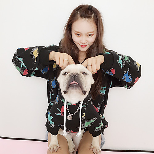 Dog Cat Costume Hoodie Matching Outfits Winter Dog Clothes Warm Black Costume Bulldog Bichon Frise Poodle Plush Cartoon Quotes & Sayings Leisure Animal Women M S M L XL XXL
Dog Cat Costume Hoodie Matching Outfits Winter Dog Clothes Warm Black Costume Bulldog Bichon Frise Poodle Plush Cartoon Quotes & Sayings Leisure Animal Women M S M L XL XXL