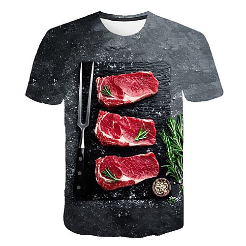 Men's Plus Size Geometric Graphic Print T-shirt Basic Street chic Daily Going out Round Neck Black / Short Sleeve
Men's Plus Size Geometric Graphic Print T-shirt Basic Street chic Daily Going out Round Neck Black / Short Sleeve