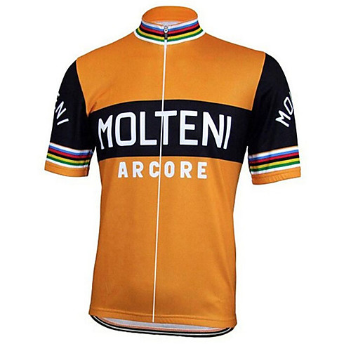 21Grams Men's Short Sleeve Cycling Jersey 100% Polyester Black / Orange Italy National Flag Bike Jersey Top Mountain Bike MTB Road Bike Cycling UV Resistant Breathable Quick Dry Sports Clothing
21Grams Men's Short Sleeve Cycling Jersey 100% Polyester Black / Orange Italy National Flag Bike Jersey Top Mountain Bike MTB Road Bike Cycling UV Resistant Breathable Quick Dry Sports Clothing