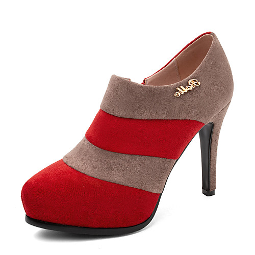 Women's Heels Stiletto Heel Round Toe Microfiber Classic Spring & Fall Black / Brown / Red / Wedding / Party & Evening / Color Block
Women's Heels Stiletto Heel Round Toe Microfiber Classic Spring & Fall Black / Brown / Red / Wedding / Party & Evening / Color Block