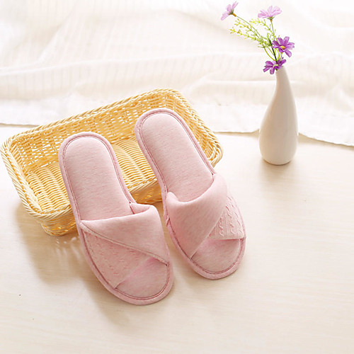 Women's Slippers / Men's Slippers Guest Slippers / House Slippers Stripes / Ripples Polyester Twist Roll Shoes
Women's Slippers / Men's Slippers Guest Slippers / House Slippers Stripes / Ripples Polyester Twist Roll Shoes