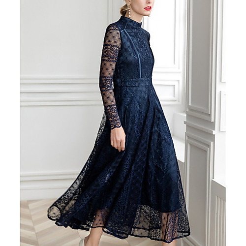 A-Line Jewel Neck Ankle Length Lace Long Sleeve Elegant Mother of the Bride Dress with Lace Mother's Day 2020
A-Line Jewel Neck Ankle Length Lace Long Sleeve Elegant Mother of the Bride Dress with Lace Mother's Day 2020