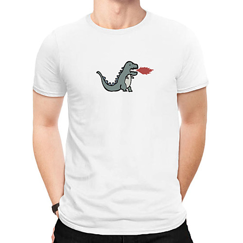 Men's Daily Sports Business / Basic T-shirt - Solid Colored / Animal Black & White, Print Red
Men's Daily Sports Business / Basic T-shirt - Solid Colored / Animal Black & White, Print Red