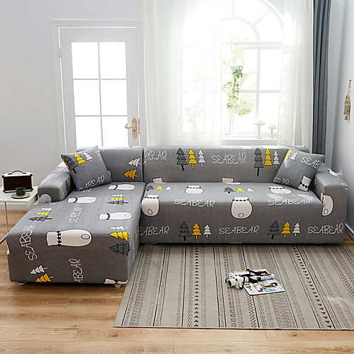 Cartoon Bear Print Dustproof All-powerful Slipcovers Stretch L Shape Sofa Cover Super Soft Fabric Couch Cover with One Free Pillow Case
Cartoon Bear Print Dustproof All-powerful Slipcovers Stretch L Shape Sofa Cover Super Soft Fabric Couch Cover with One Free Pillow Case