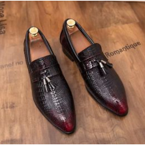 Men's Formal Shoes Microfiber Fall & Winter Loafers & Slip-Ons Black / Tassel / Tassel
Men's Formal Shoes Microfiber Fall & Winter Loafers & Slip-Ons Black / Tassel / Tassel