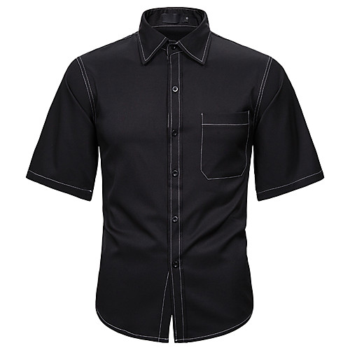 Men's Daily Shirt - Solid Colored Black 
Men's Daily Shirt - Solid Colored Black