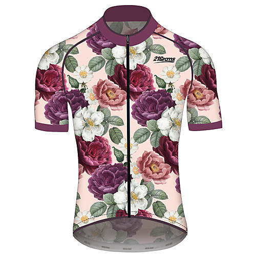 21Grams Men's Women's Short Sleeve Cycling Jersey 100% Polyester Fuchsia Floral Botanical Bike Jersey Top Mountain Bike MTB Road Bike Cycling Quick Dry Sports Clothing Apparel / Race Fit
21Grams Men's Women's Short Sleeve Cycling Jersey 100% Polyester Fuchsia Floral Botanical Bike Jersey Top Mountain Bike MTB Road Bike Cycling Quick Dry Sports Clothing Apparel / Race Fit