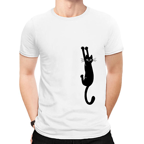 Men's Daily Sports Business / Basic T-shirt - Solid Colored / Animal Black & White, Print Red
Men's Daily Sports Business / Basic T-shirt - Solid Colored / Animal Black & White, Print Red