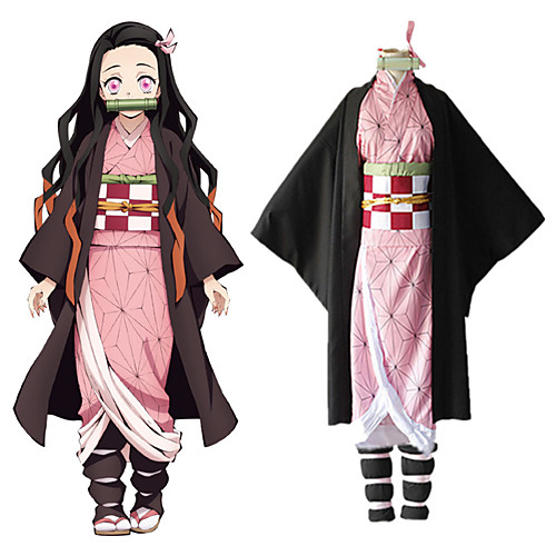 Inspired by Demon Slayer: Kimetsu no Yaiba Kamado Nezuko Anime Cosplay Costumes Japanese Cosplay Suits Coat Underwear Kneepad For Women's / Rope / Sash / Ribbon
Inspired by Demon Slayer: Kimetsu no Yaiba Kamado Nezuko Anime Cosplay Costumes Japanese Cosplay Suits Coat Underwear Kneepad For Women's / Rope / Sash / Ribbon
