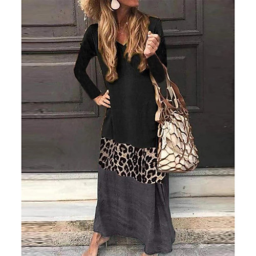 Women's Maxi Plus Size Green Black Dress A Line Color Block V Neck Patchwork S M
Women's Maxi Plus Size Green Black Dress A Line Color Block V Neck Patchwork S M