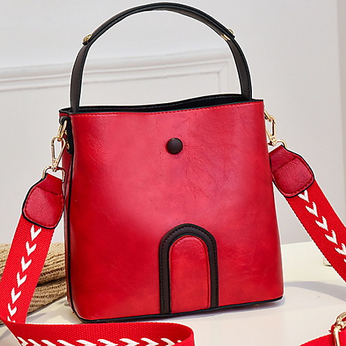 Women's Zipper PU Top Handle Bag Solid Color Blushing Pink / Army Green / Red
Women's Zipper PU Top Handle Bag Solid Color Blushing Pink / Army Green / Red