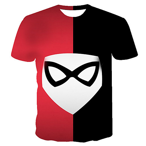 Men's Daily Going out Exaggerated T-shirt - Color Block / 3D / Graphic Print Red
Men's Daily Going out Exaggerated T-shirt - Color Block / 3D / Graphic Print Red