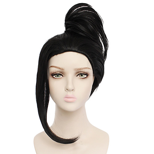 Synthetic Wig MOMO Straight Halloween Asymmetrical Wig Medium Length Natural Black Synthetic Hair 20 inch Women's Best Quality Black
Synthetic Wig MOMO Straight Halloween Asymmetrical Wig Medium Length Natural Black Synthetic Hair 20 inch Women's Best Quality Black