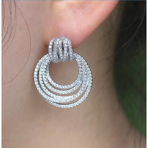 Women's Drop Earrings Hoop Earrings Classic Luxury Classic Rose Gold Plated Earrings Jewelry Rose Gold / White For Party Evening Gift Formal Date 1 Pair
Women's Drop Earrings Hoop Earrings Classic Luxury Classic Rose Gold Plated Earrings Jewelry Rose Gold / White For Party Evening Gift Formal Date 1 Pair