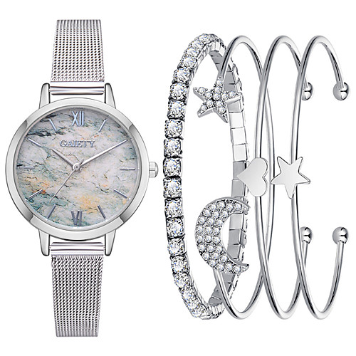 Women's Steel Band Watches New Arrival Fashion Silver Stainless Steel Chinese Quartz Blushing Pink Green Blue Chronograph New Design Casual Watch 1 set Analog One Year Battery Life
Women's Steel Band Watches New Arrival Fashion Silver Stainless Steel Chinese Quartz Blushing Pink Green Blue Chronograph New Design Casual Watch 1 set Analog One Year Battery Life