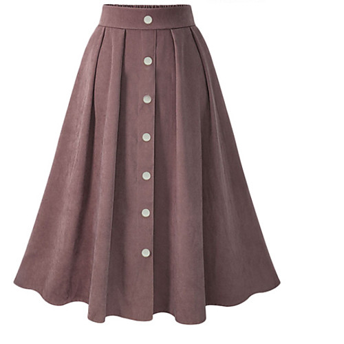 Women's Daily Wear Basic A Line Skirts - Solid Colored Blushing Pink Royal Blue One-Size
Women's Daily Wear Basic A Line Skirts - Solid Colored Blushing Pink Royal Blue One-Size