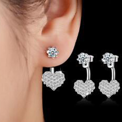Women's Earrings Holiday Wedding Birthday Romantic Earrings Jewelry Rose Gold / Silver For Holiday Date Street Birthday Party Festival 2-Piece
Women's Earrings Holiday Wedding Birthday Romantic Earrings Jewelry Rose Gold / Silver For Holiday Date Street Birthday Party Festival 2-Piece