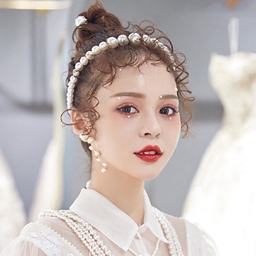 Imitation Pearl Headpiece with Solid 1 pc Wedding / Special Occasion Headpiece
Imitation Pearl Headpiece with Solid 1 pc Wedding / Special Occasion Headpiece