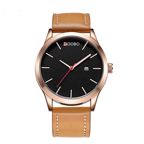 Men's Sport Watch Quartz Black / Brown 30 m Water Resistant / Waterproof Calendar / date / day Day Date Analog Casual Outdoor - Black Brown One Year Battery Life
Men's Sport Watch Quartz Black / Brown 30 m Water Resistant / Waterproof Calendar / date / day Day Date Analog Casual Outdoor - Black Brown One Year Battery Life