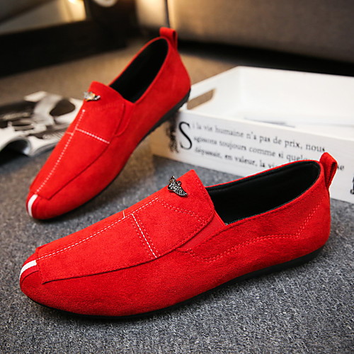 Men's Suede Spring & Summer Casual Loafers & Slip-Ons Walking Shoes Breathable Red / Black / Gray
Men's Suede Spring & Summer Casual Loafers & Slip-Ons Walking Shoes Breathable Red / Black / Gray