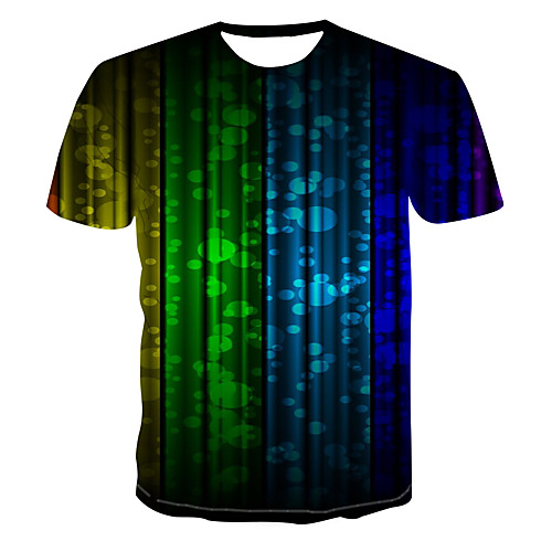 Men's Club Weekend Street chic / Punk & Gothic T-shirt - Color Block / 3D / Abstract Print Rainbow
Men's Club Weekend Street chic / Punk & Gothic T-shirt - Color Block / 3D / Abstract Print Rainbow