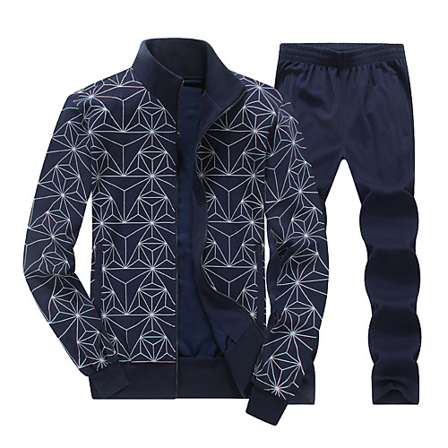 Men's 2-Piece Full Zip Cotton Tracksuit Sweatsuit Jogging Suit 2pcs Winter Mandarin Collar Running Fitness Jogging Thermal / Warm Breathable Soft Sportswear Athletic Clothing Set Long Sleeve
Men's 2-Piece Full Zip Cotton Tracksuit Sweatsuit Jogging Suit 2pcs Winter Mandarin Collar Running Fitness Jogging Thermal / Warm Breathable Soft Sportswear Athletic Clothing Set Long Sleeve