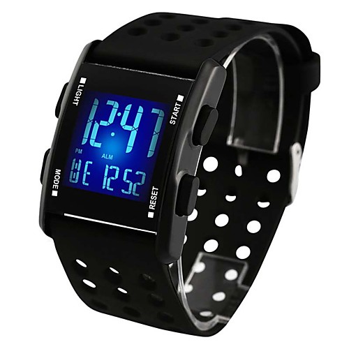 Men's Sport Watch Automatic self-winding Rubber Black 30 m Calendar / date / day Chronograph Alarm Clock Digital Casual Outdoor - Black One Year Battery Life
Men's Sport Watch Automatic self-winding Rubber Black 30 m Calendar / date / day Chronograph Alarm Clock Digital Casual Outdoor - Black One Year Battery Life