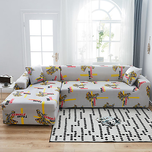 Cartoon Print Dustproof All-powerful Slipcovers Stretch L Shape Sofa Cover Super Soft Fabric Couch Cover with One Free Pillow Case
Cartoon Print Dustproof All-powerful Slipcovers Stretch L Shape Sofa Cover Super Soft Fabric Couch Cover with One Free Pillow Case
